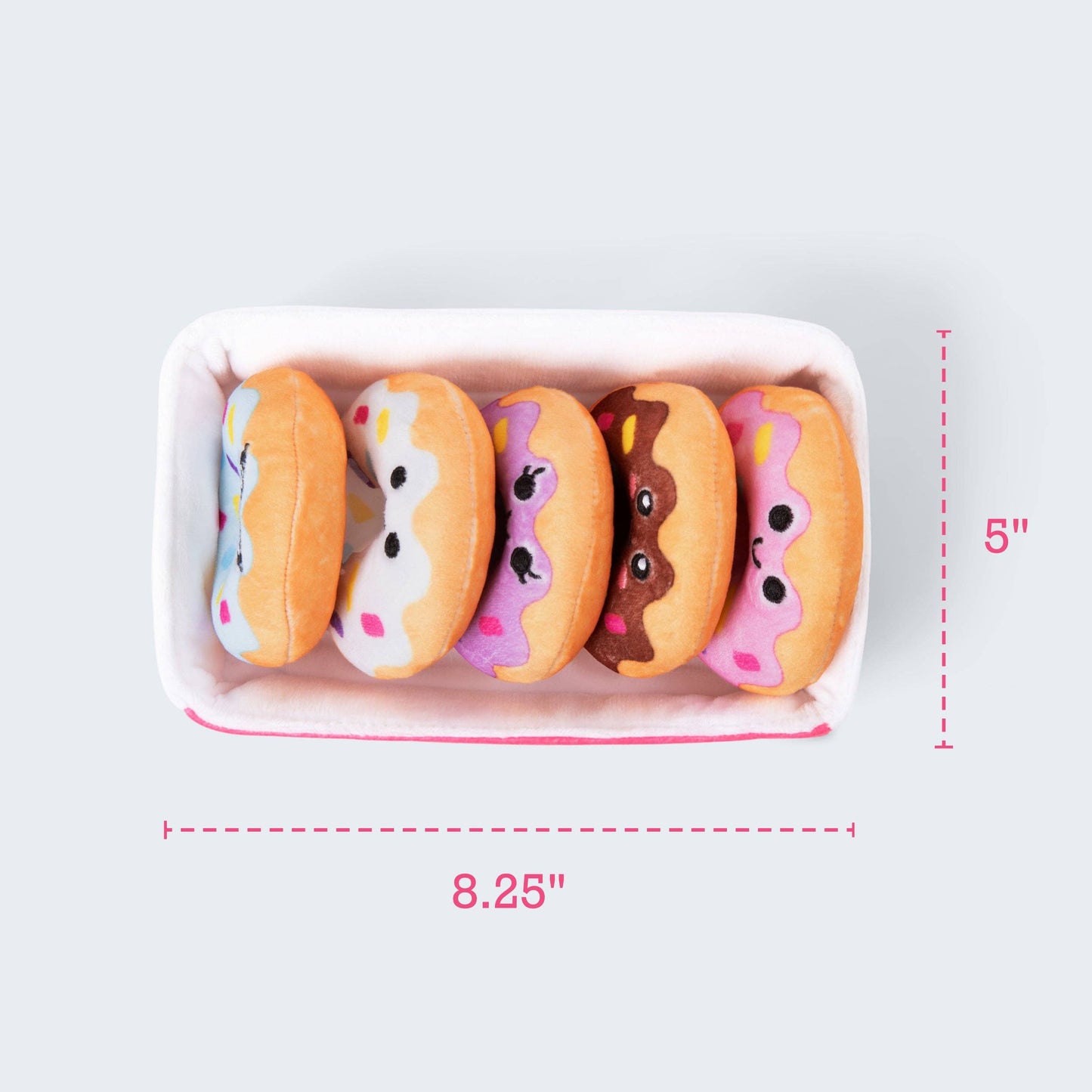 Emotional Support Donuts – Set of 5 Donuts with Sprinkles