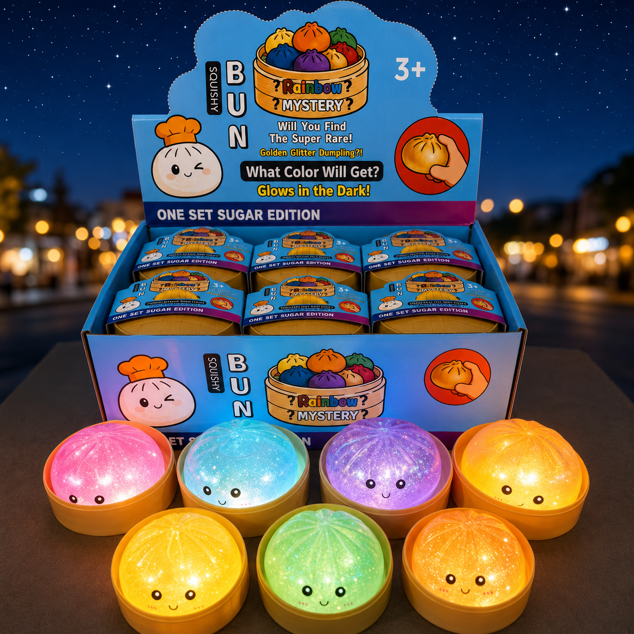 Glow-in-the-Dark Dumpling Squishy