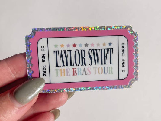 Eras Tour Taylor Swift Glitter Sticker