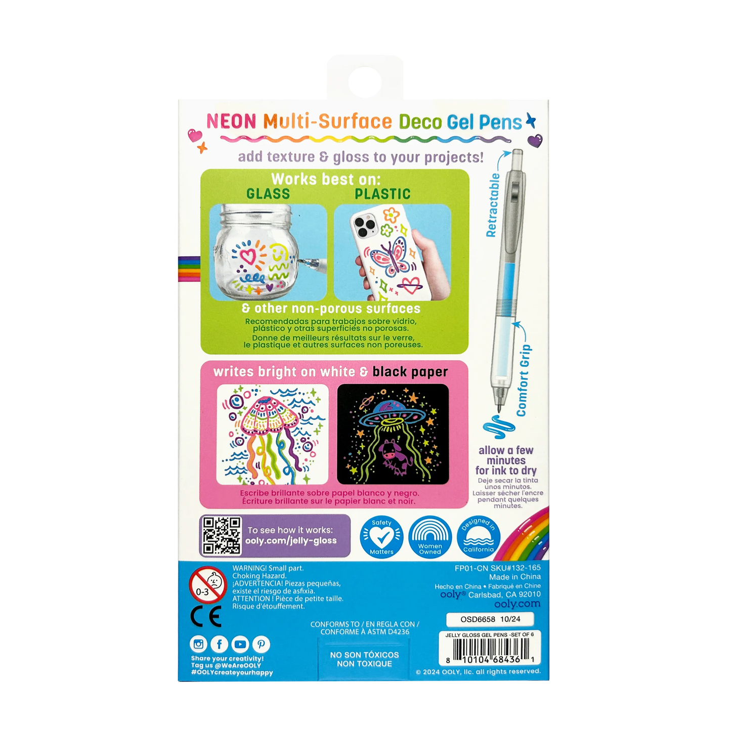 Neon Multi-Surface Deco Gel Pens