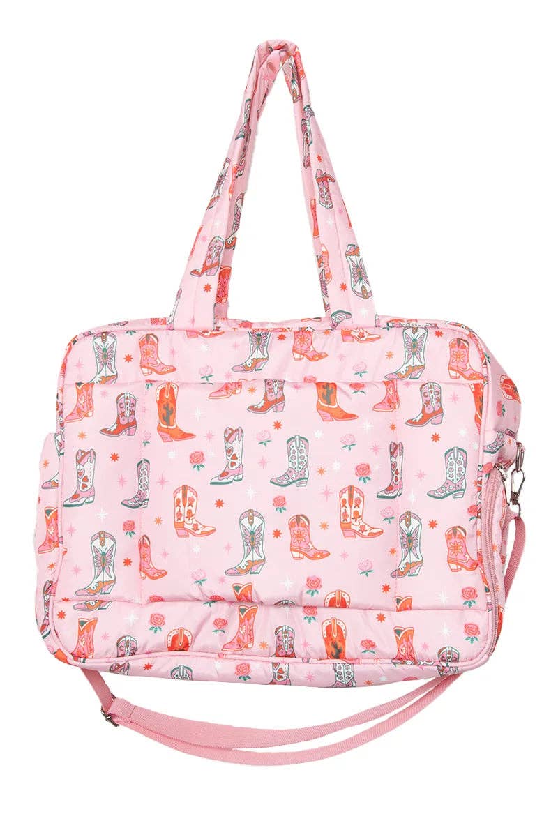 Boots & Roses Overnight Bag