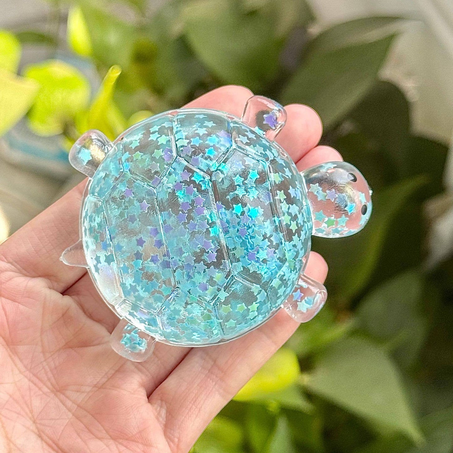 Glitter cute sea turtle squishy