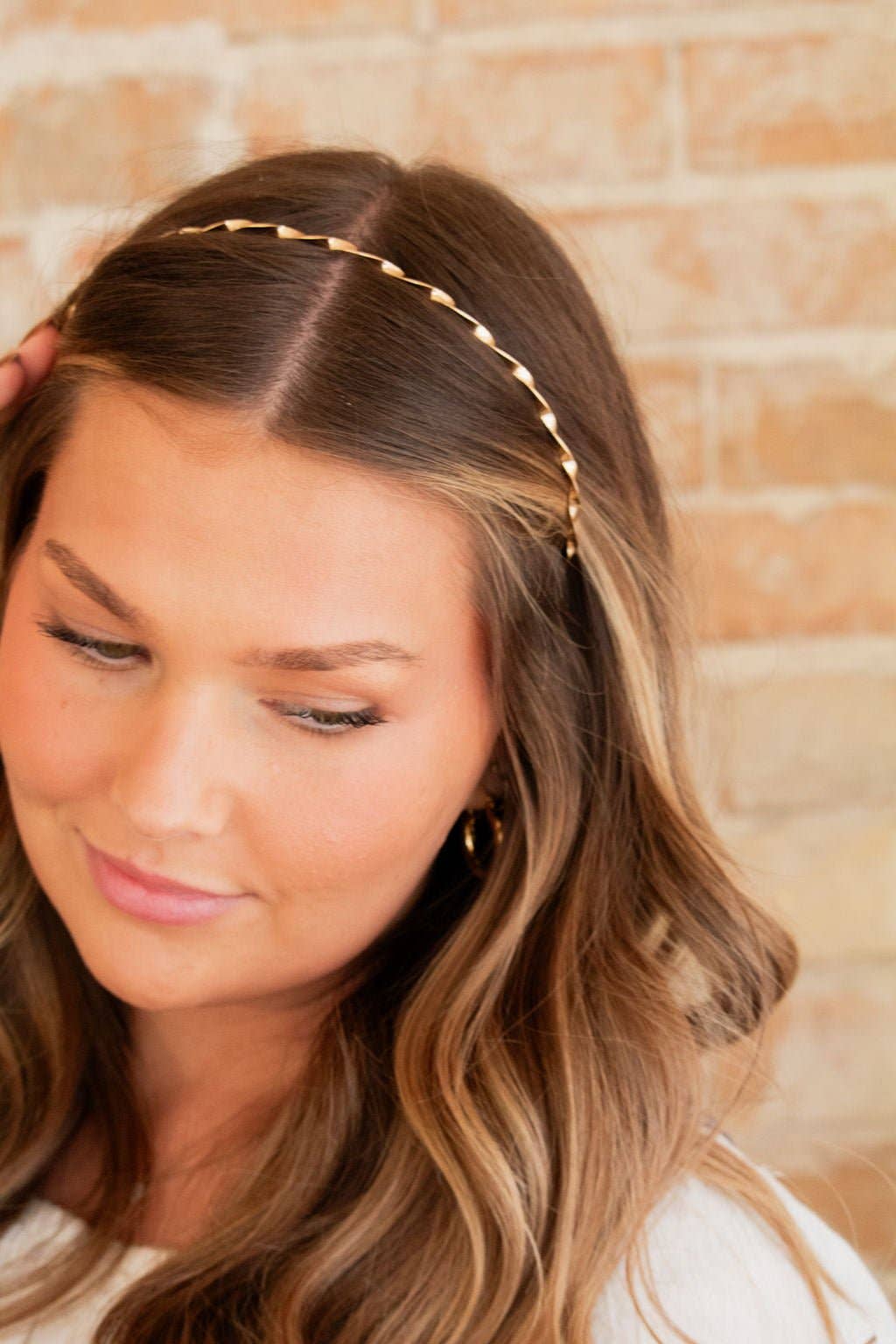 Twisted Gold Headband