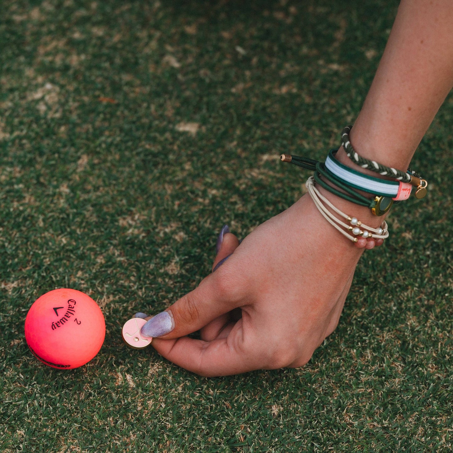 "Tee Time" Hair Tie Bracelets