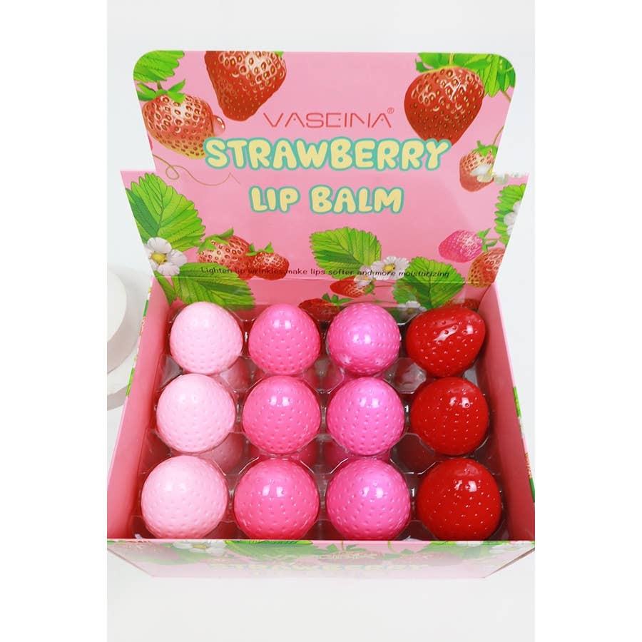 Strawberry Lip Balm Set