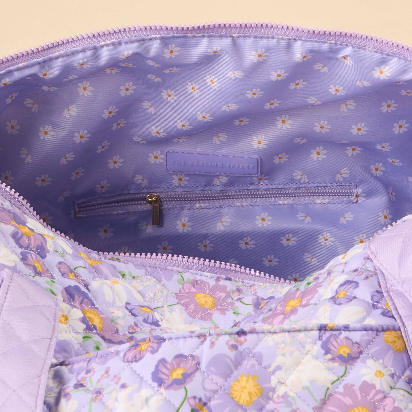 On-the-Go Quilted Weekender Bag-Bouquet Beauty Purple