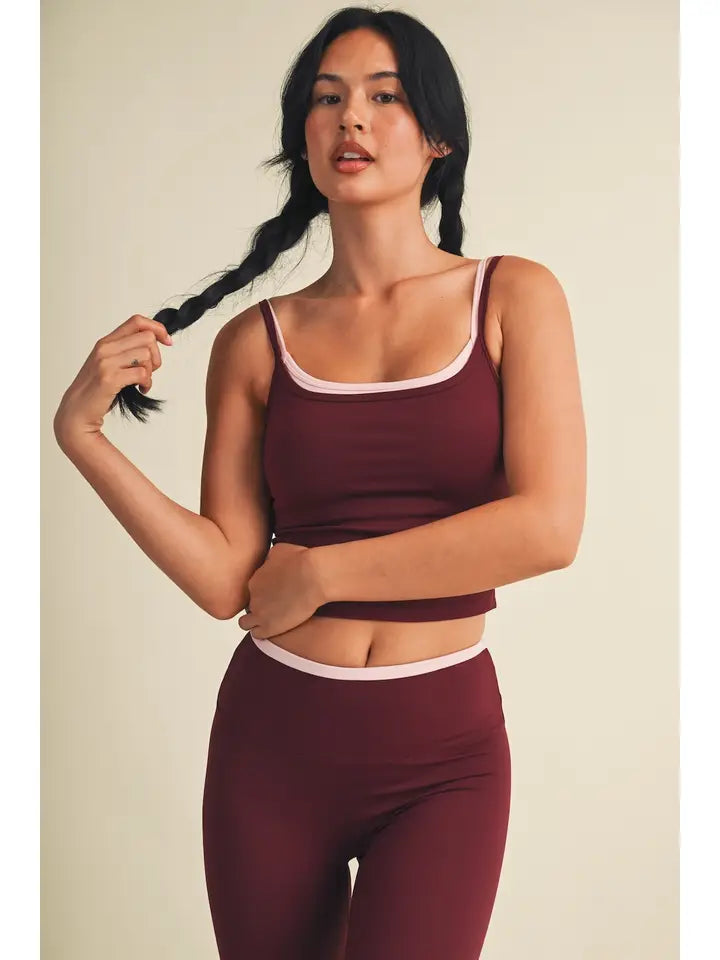 Double layered tank top