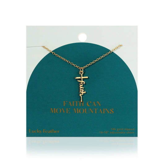Faith Can Move Mountains Necklace