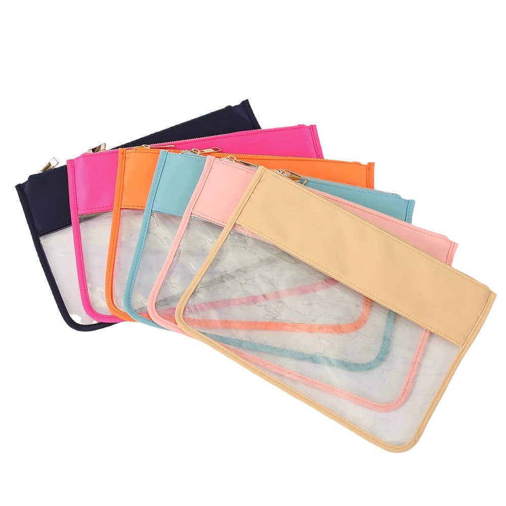Clear Nylon Cosmetic Bag