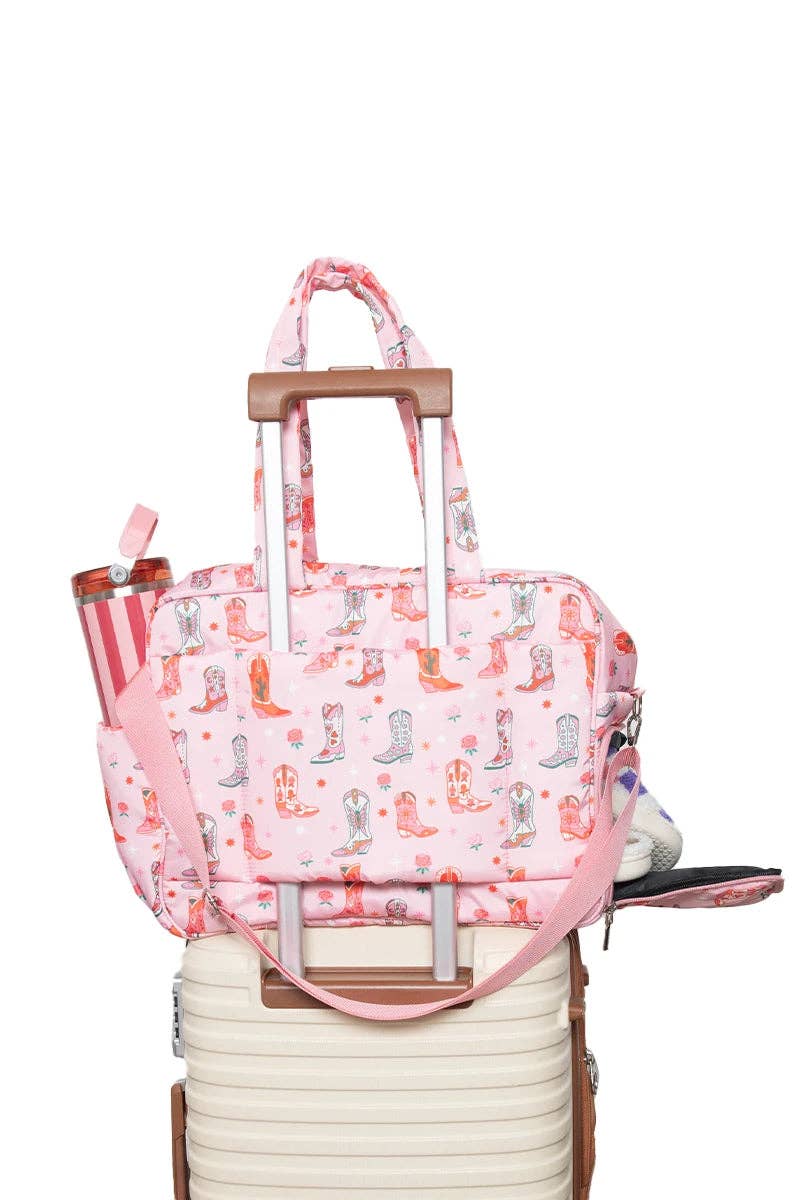 Boots & Roses Overnight Bag