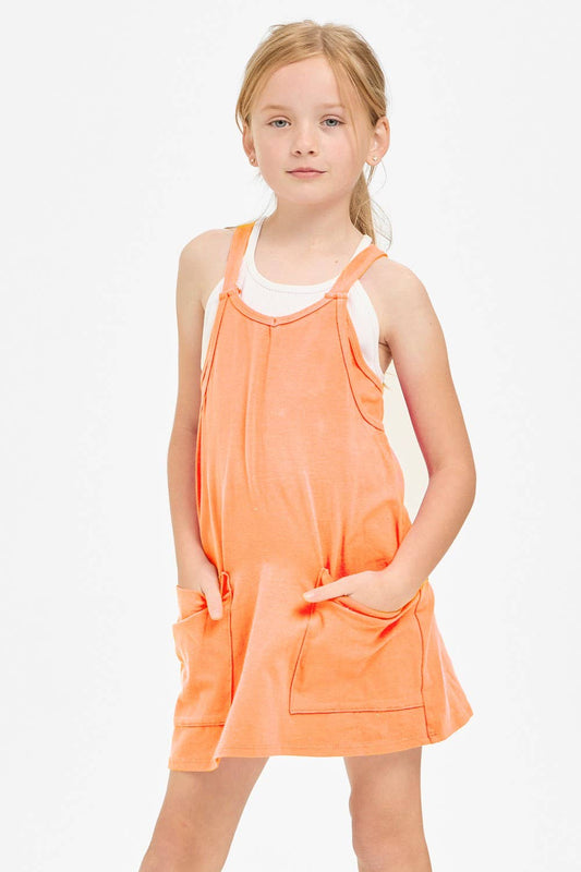 Relaxed Tank Dress with Built-In Romper Lining