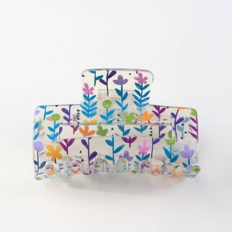JUMBO FLORAL SUNFLOWER CLIPS