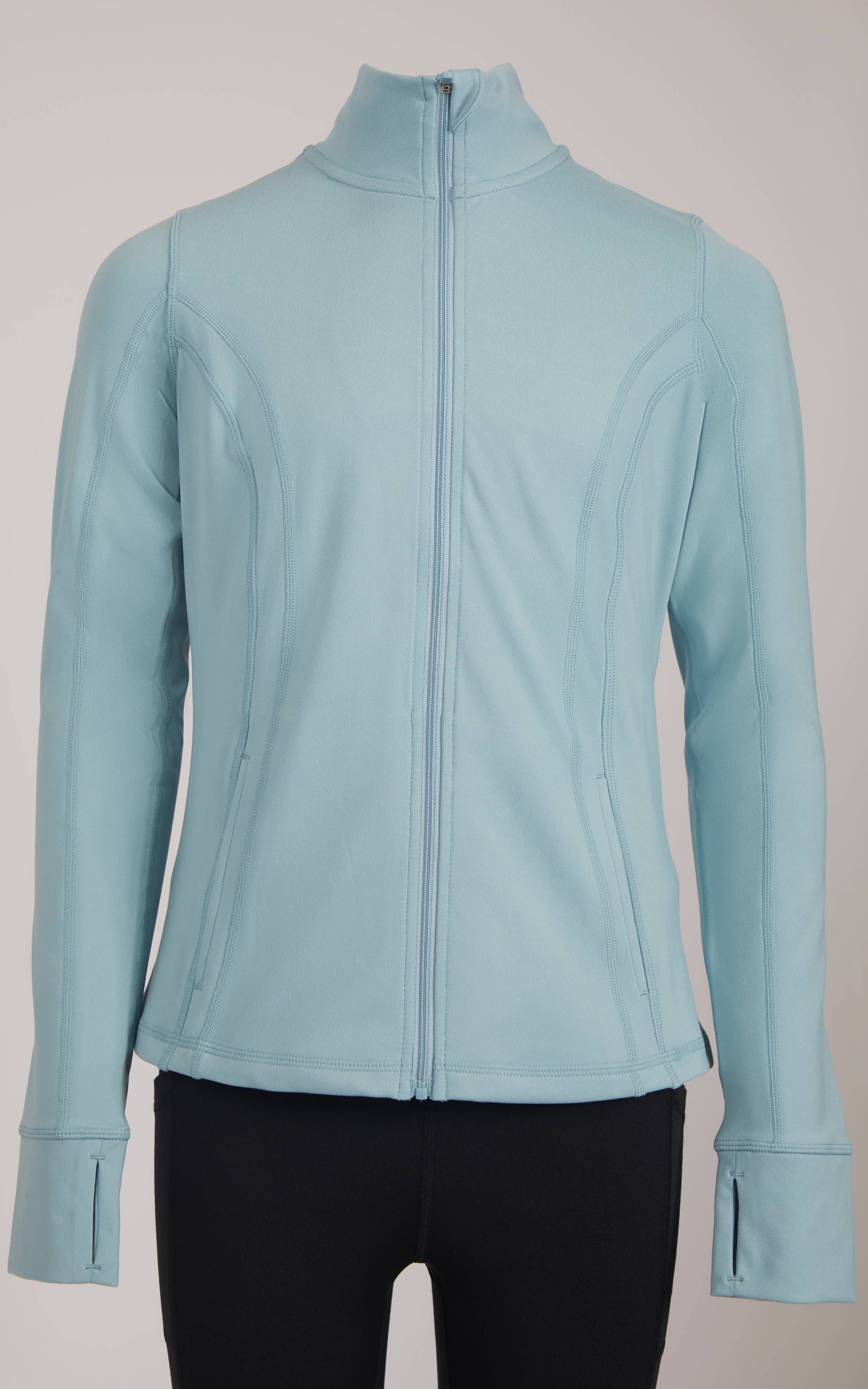 Girls Full Zip Active Everyday Jacket with Back Yoke