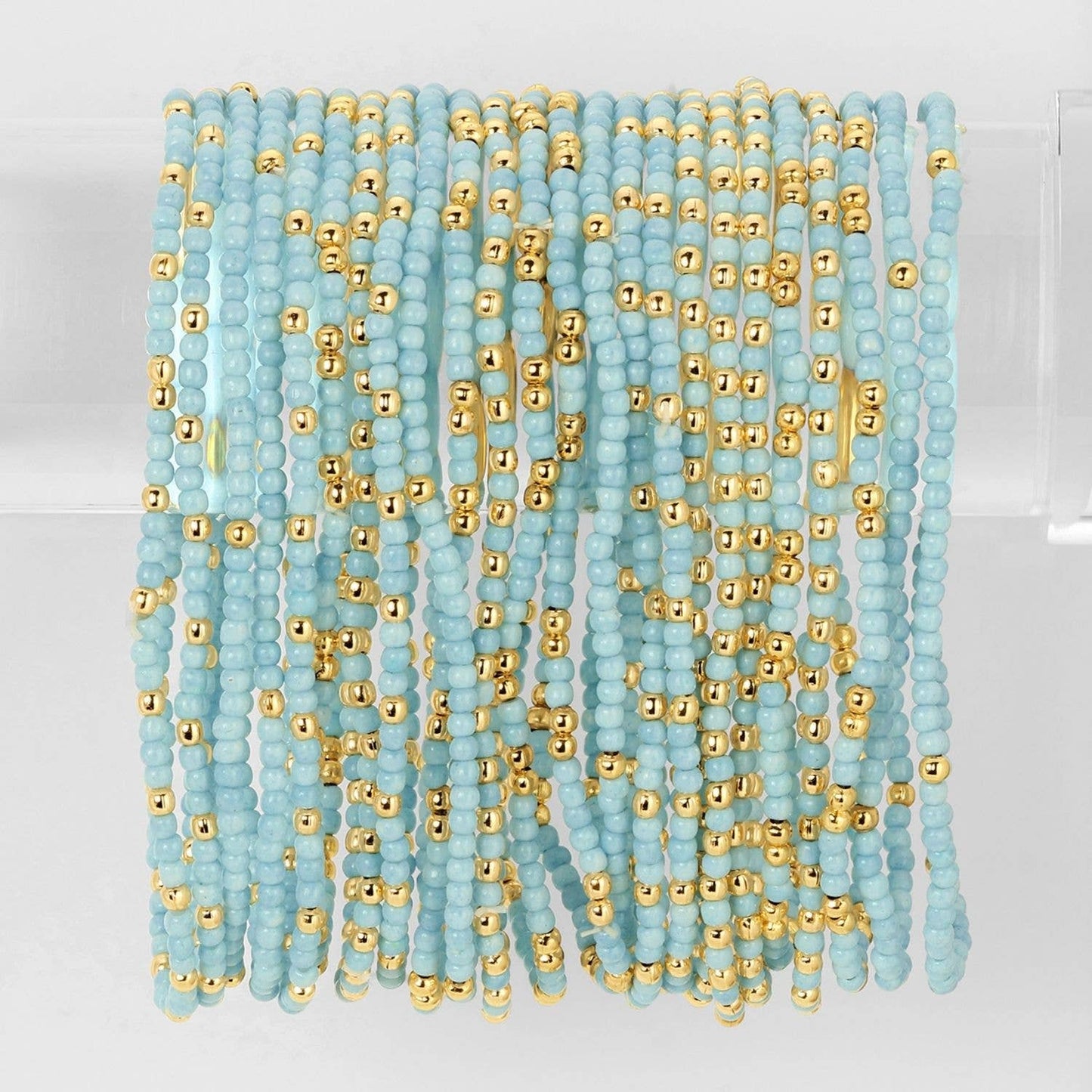 Solid Seed Bead Bracelets