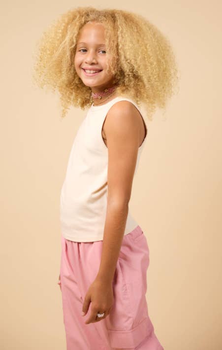 Ivory On My Mind Racerback Knit Tank Top