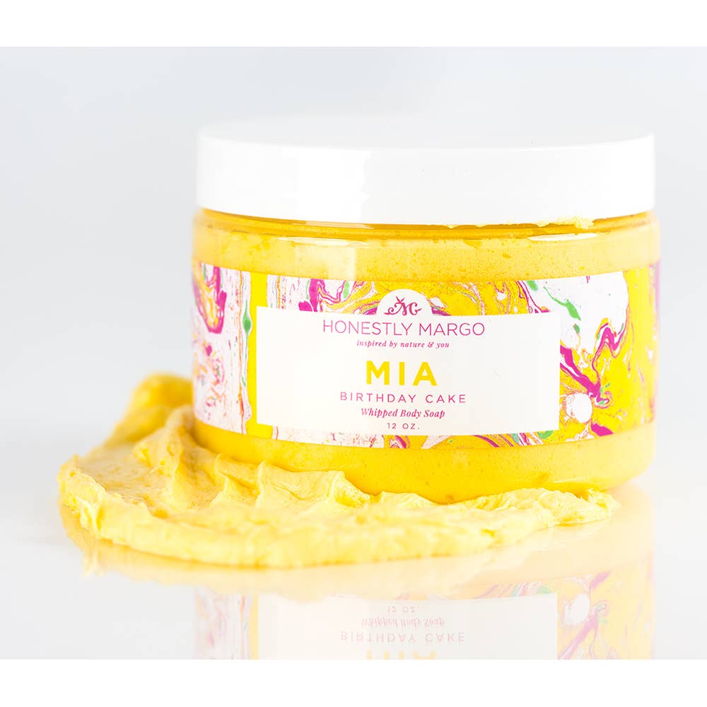 Birthday Cake Mia Whipped Body Soap