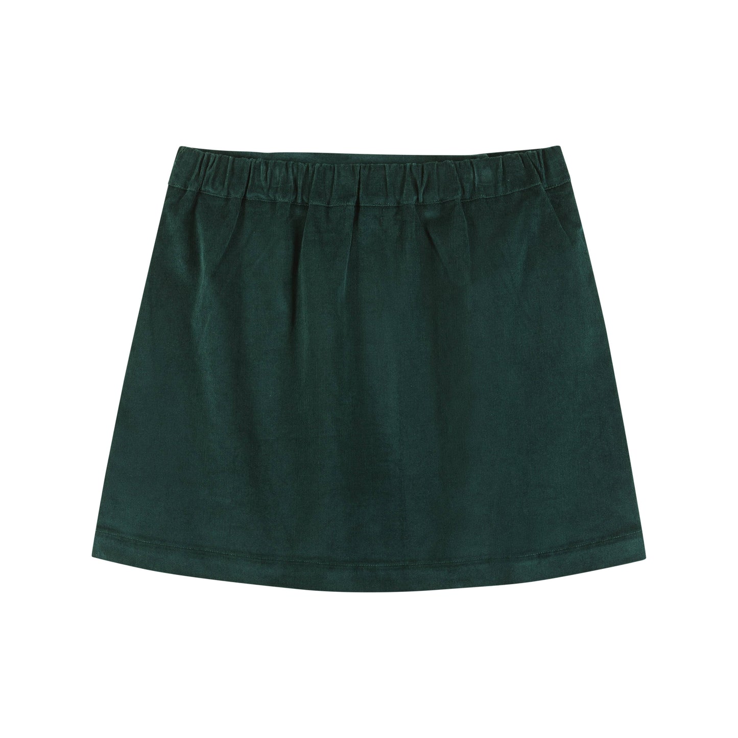 Wrap Corduroy Skirt | Hunter Green