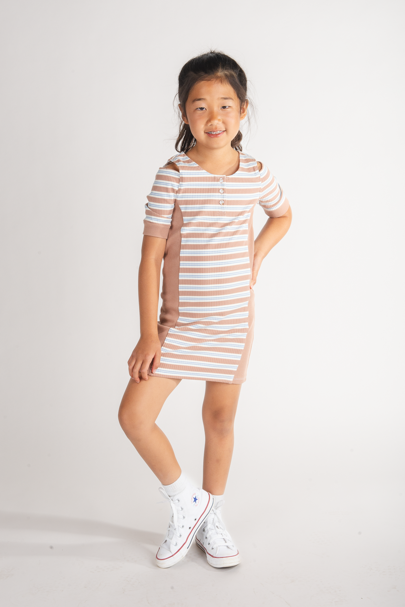 Café Stripe Dress