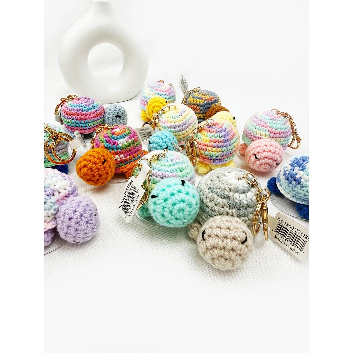 Crochet Sea Turtle Keychain