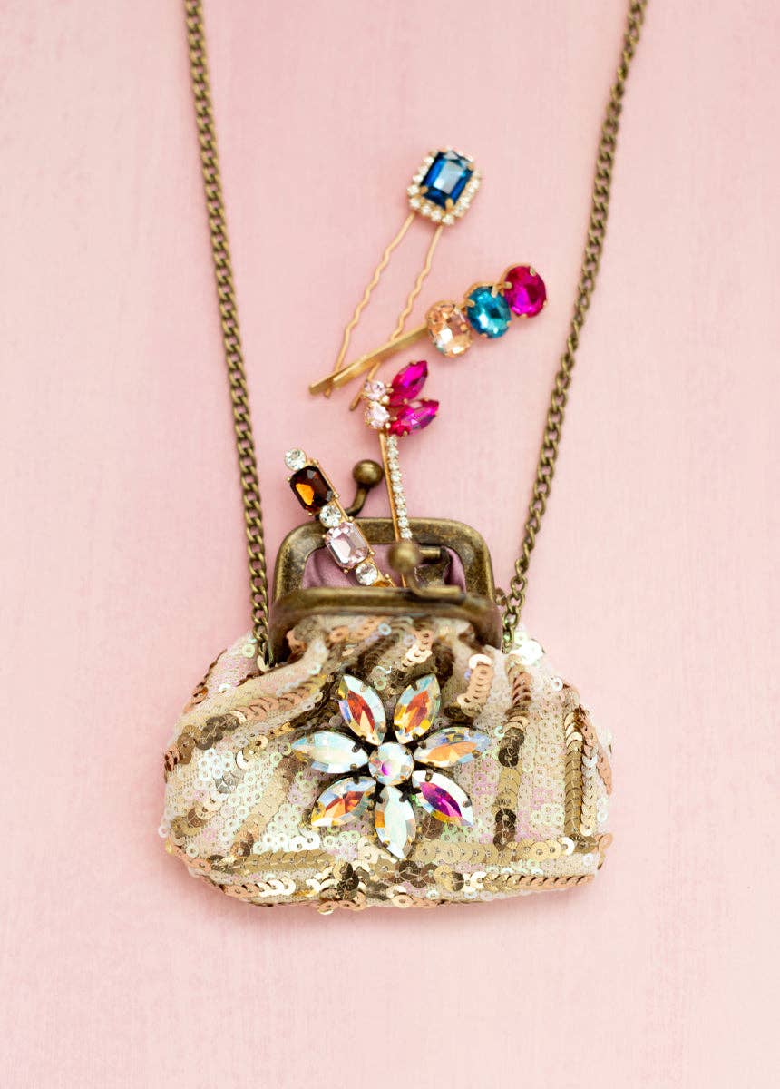 Deavaney Coin Purse in Pink Glam