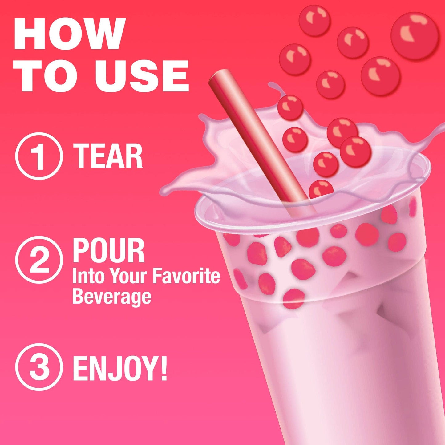Strawberry Popping Boba