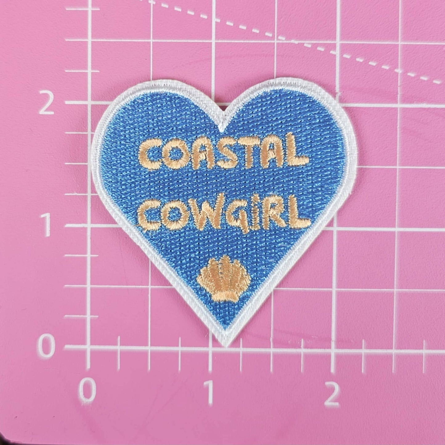 Coastal Cowgirl Heart Patch