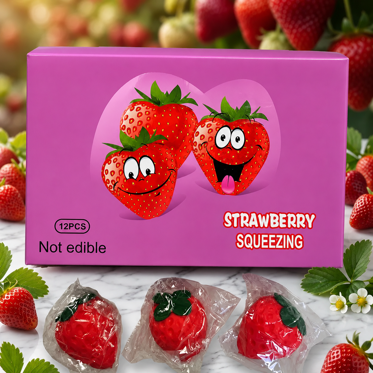 Strawberry Squishy Fidget