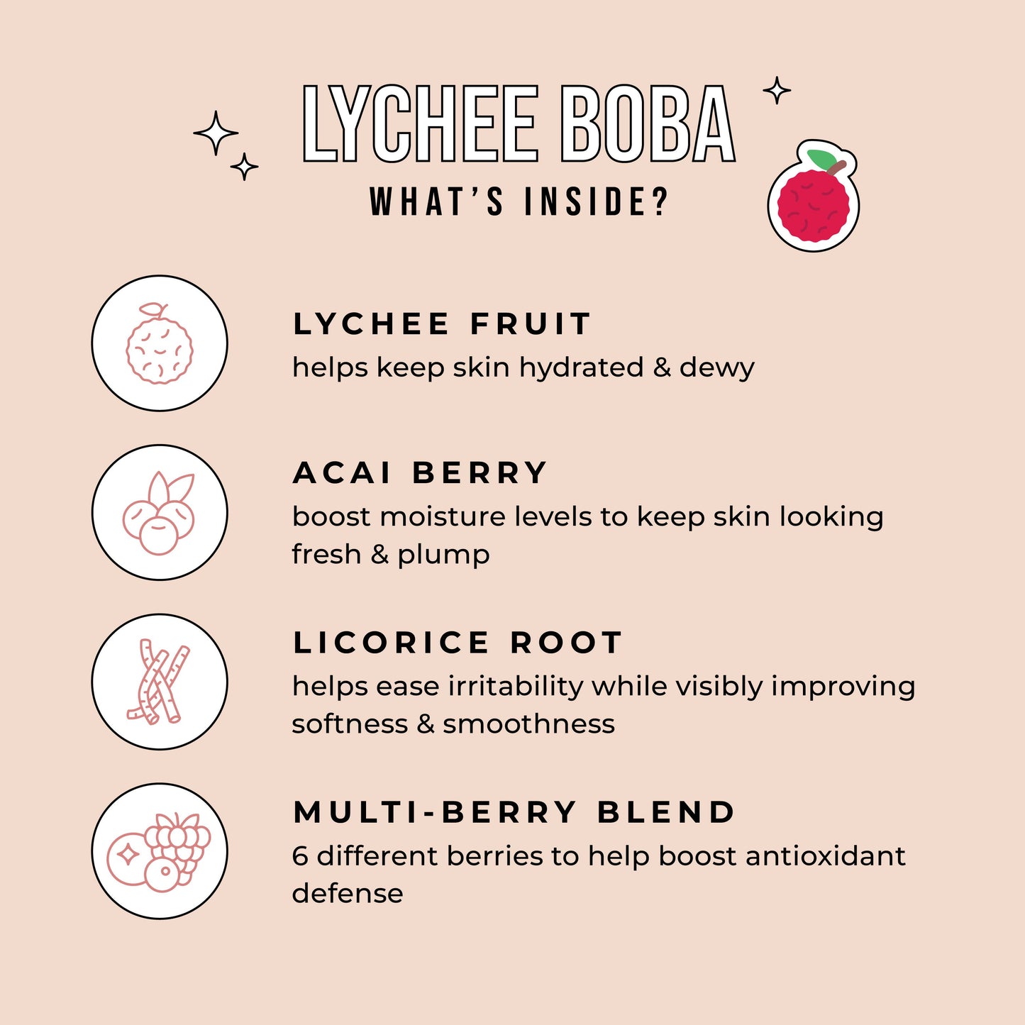Lychee Boba Hydrating Hydrogel Mask