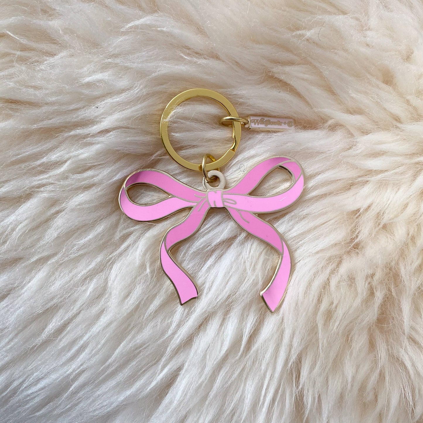 Bow Enamel Keychain - All Colors