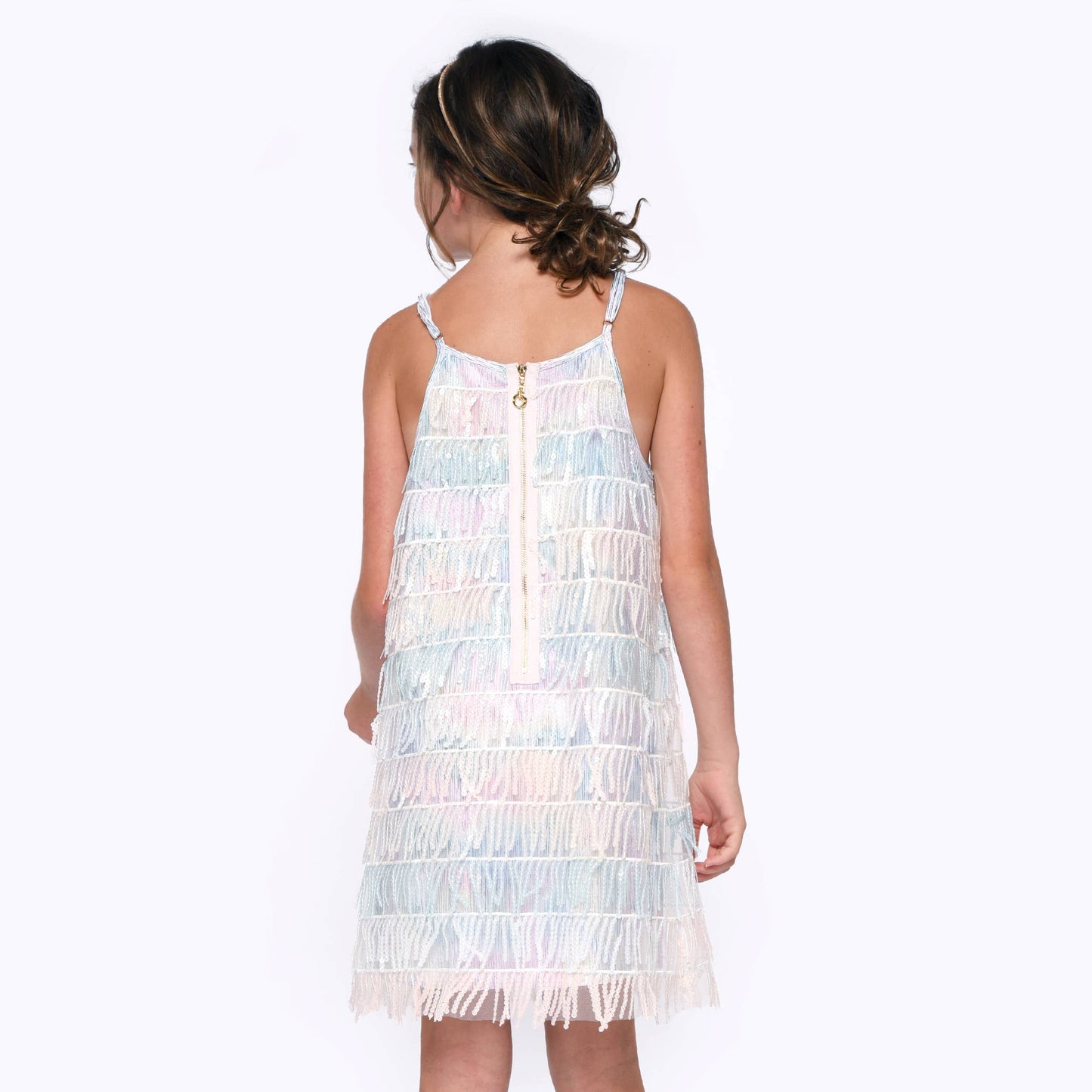 SEQUIN TASSEL DRESS