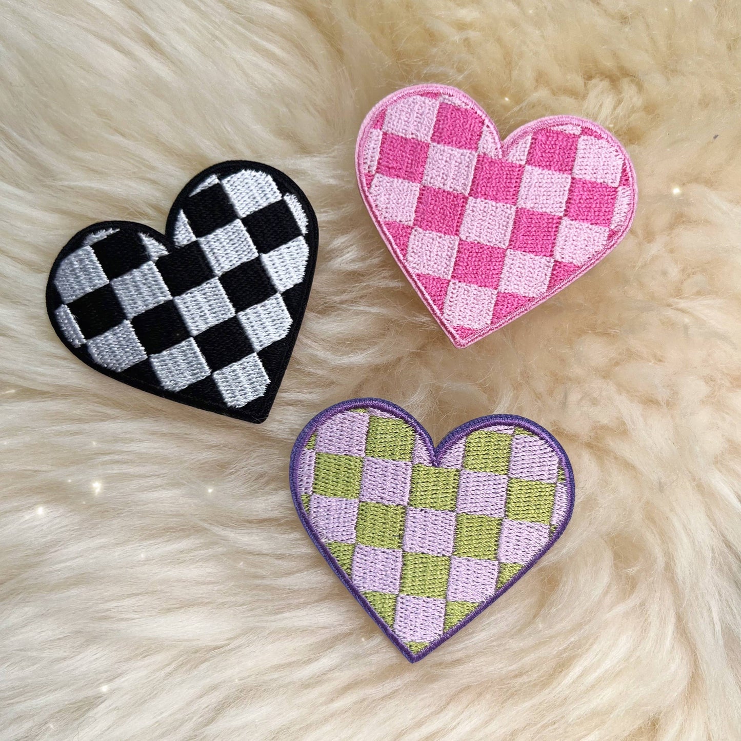 Checker Heart Patch