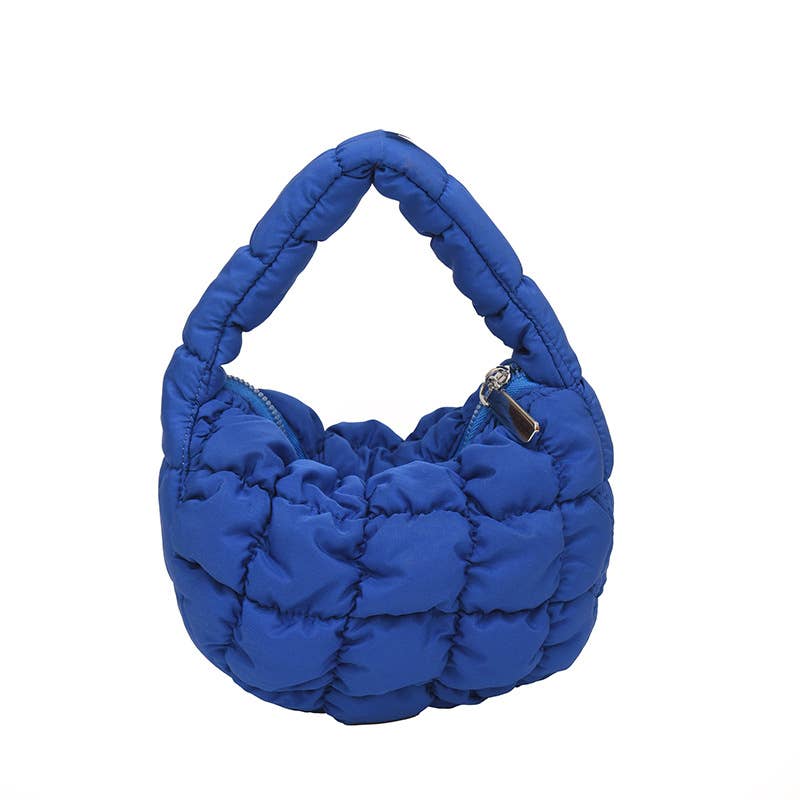 Sm Puff pleated bubble bag