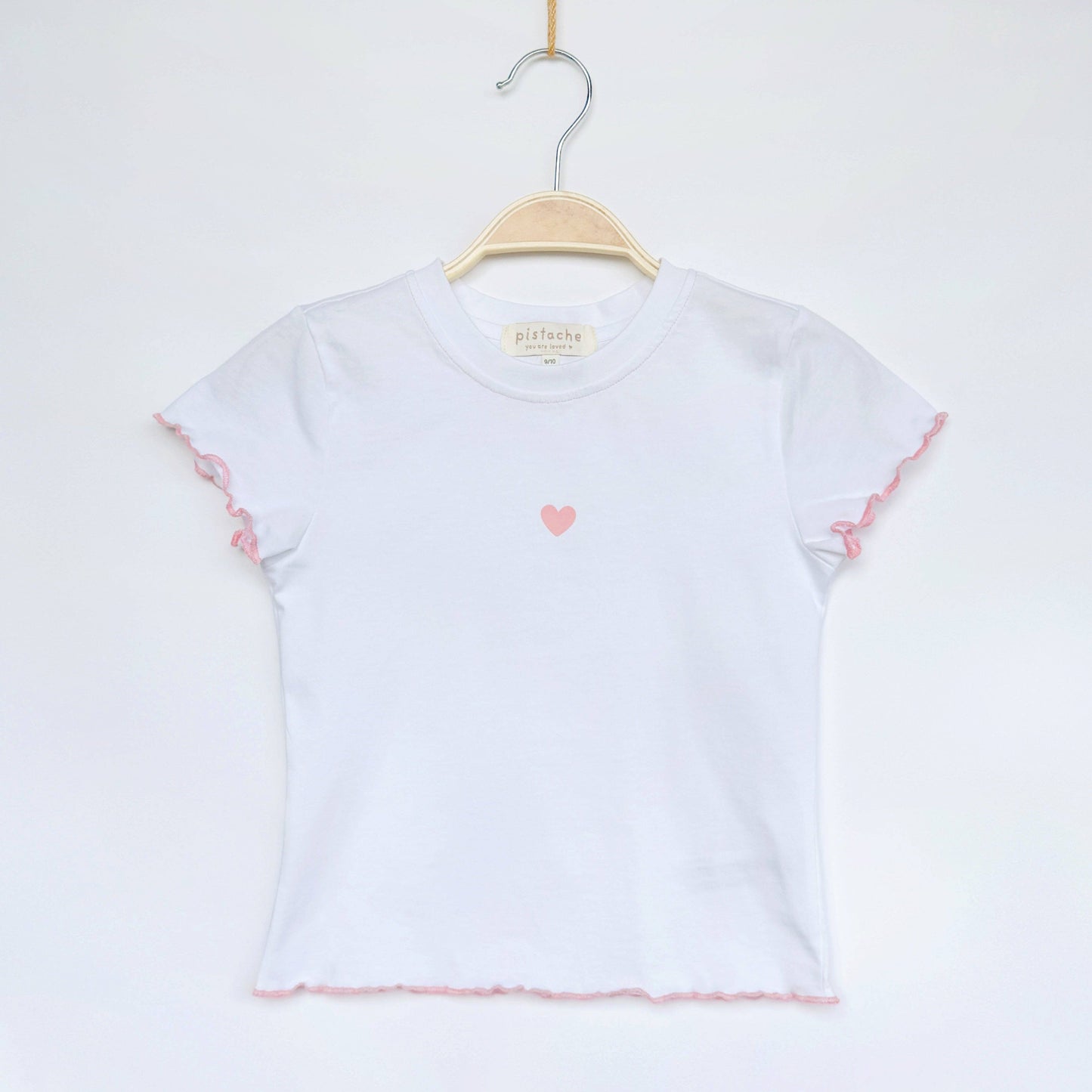 Girls' Pink Lettuce Edge Graphic T-shirt
