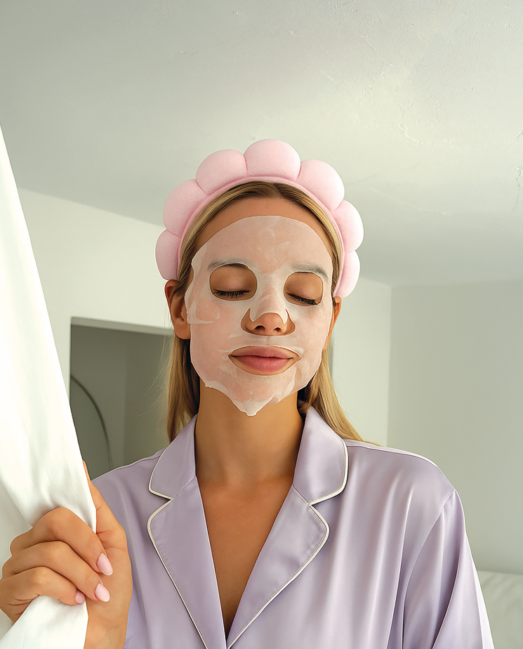 Balancing Sheet Mask with Kombucha