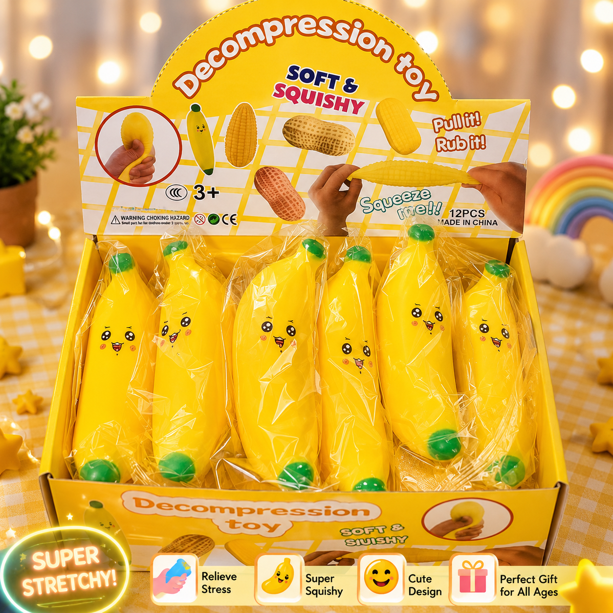 Banana Squishy Toy