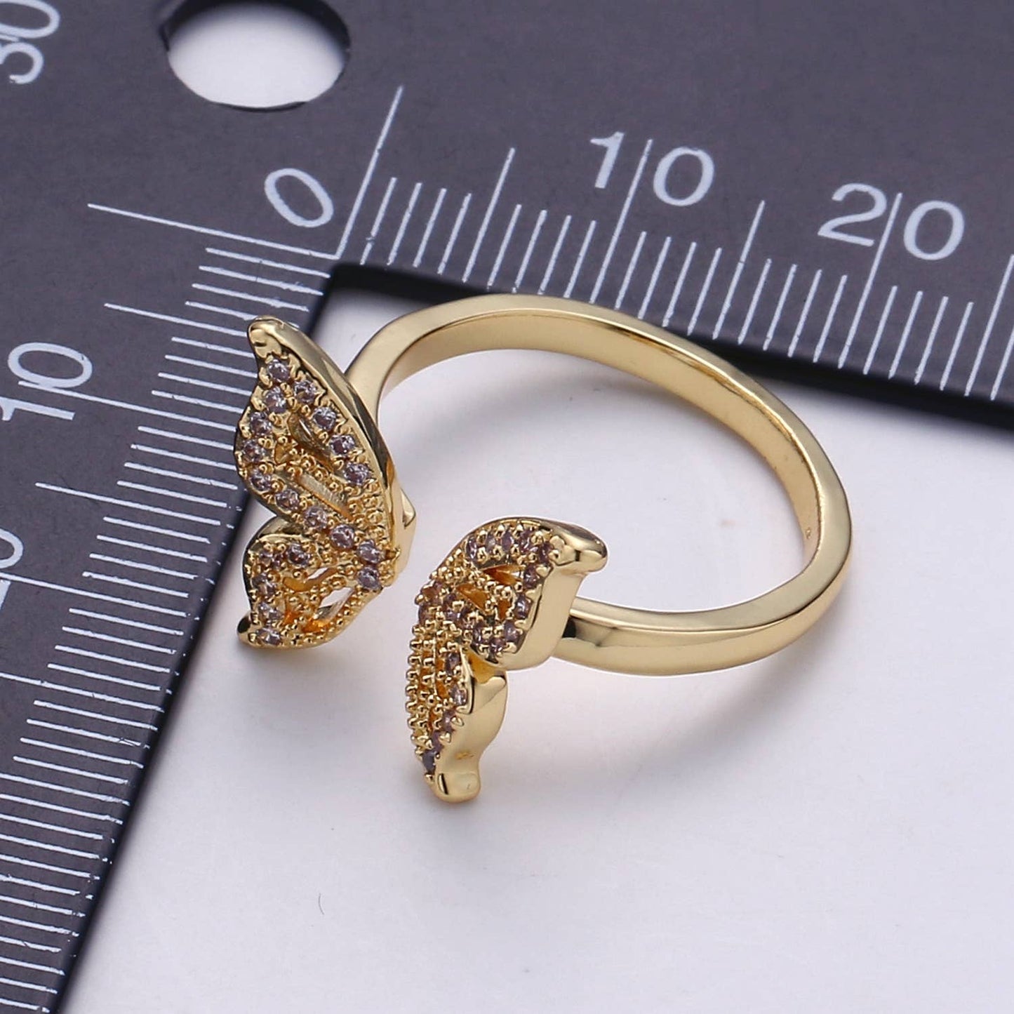 Open Butterfly Ring
