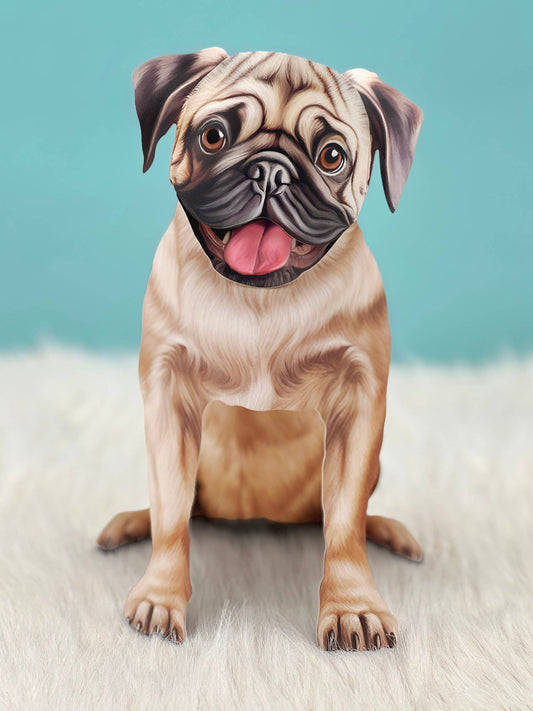 Pug Pop-up Greeting Cards