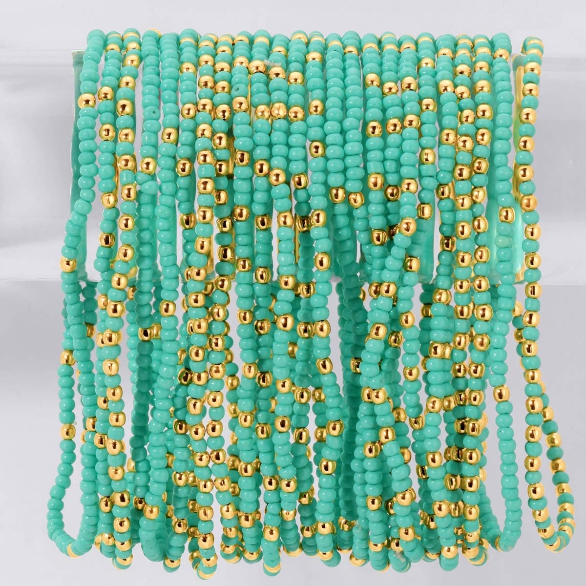 Solid Seed Bead Bracelets