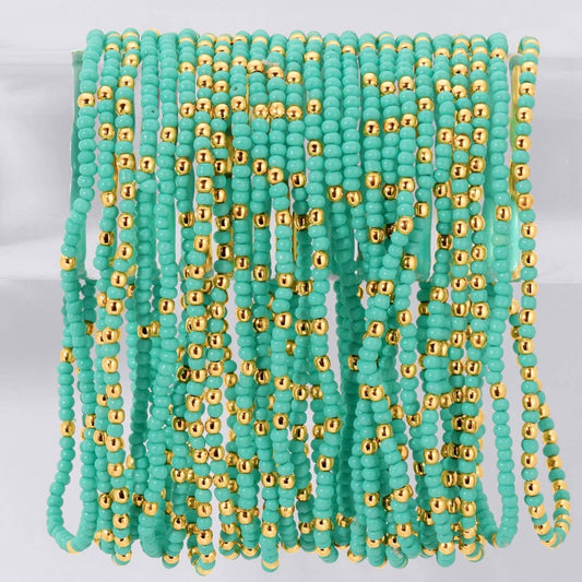 Solid Seed Bead Bracelets