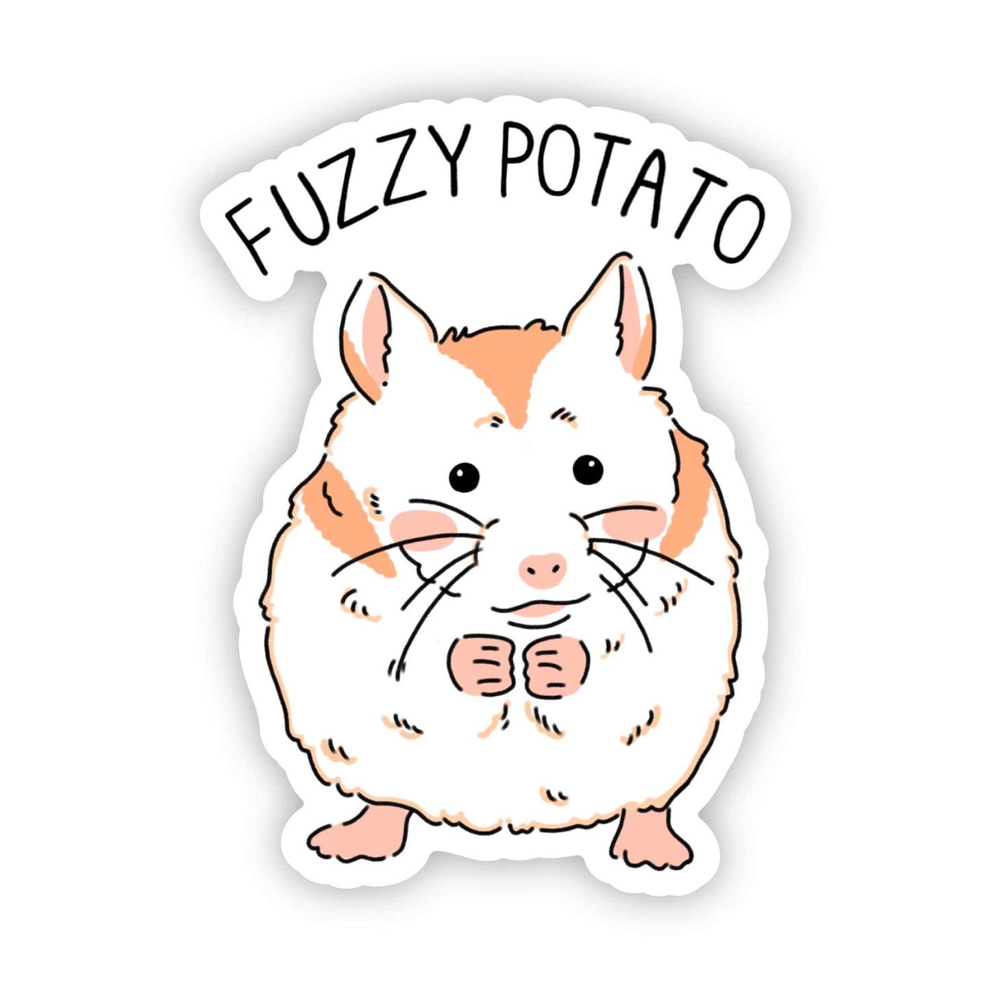 Fuzzy Potato Sticker