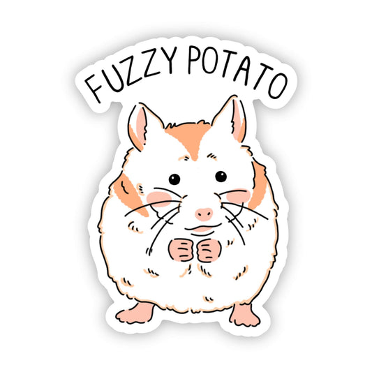 Fuzzy Potato Sticker