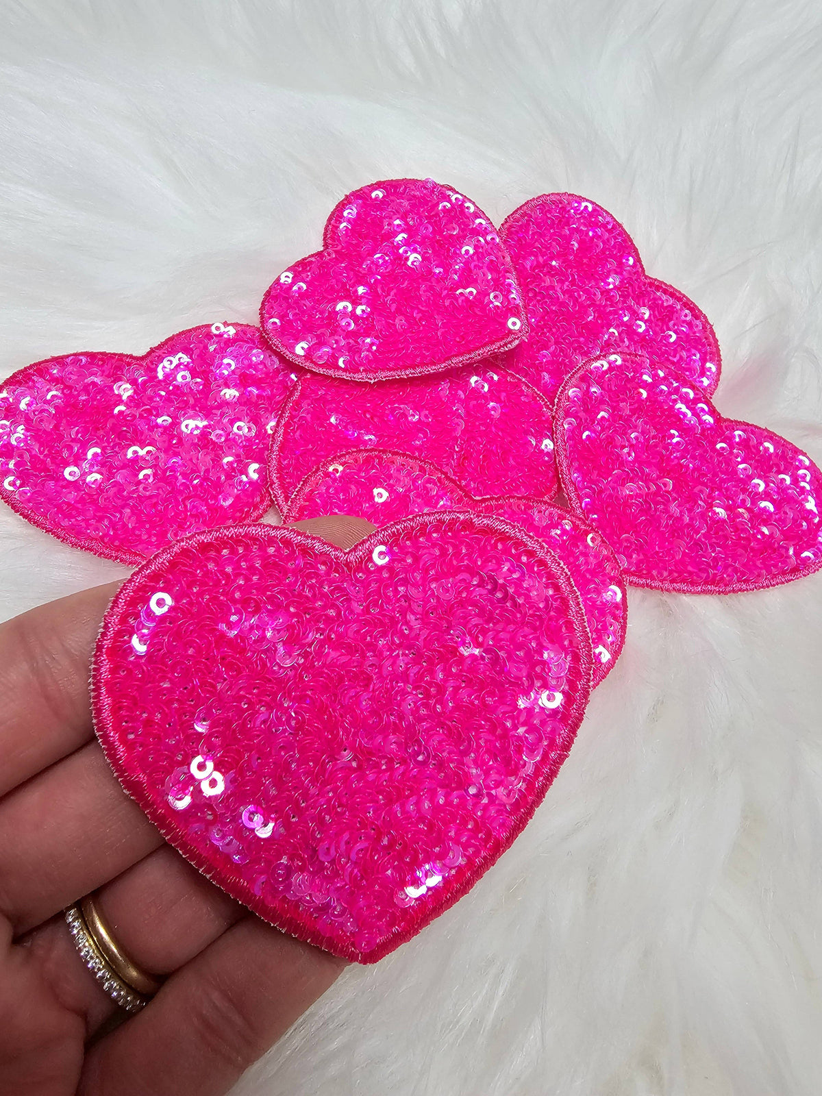 Sequin Heart patch