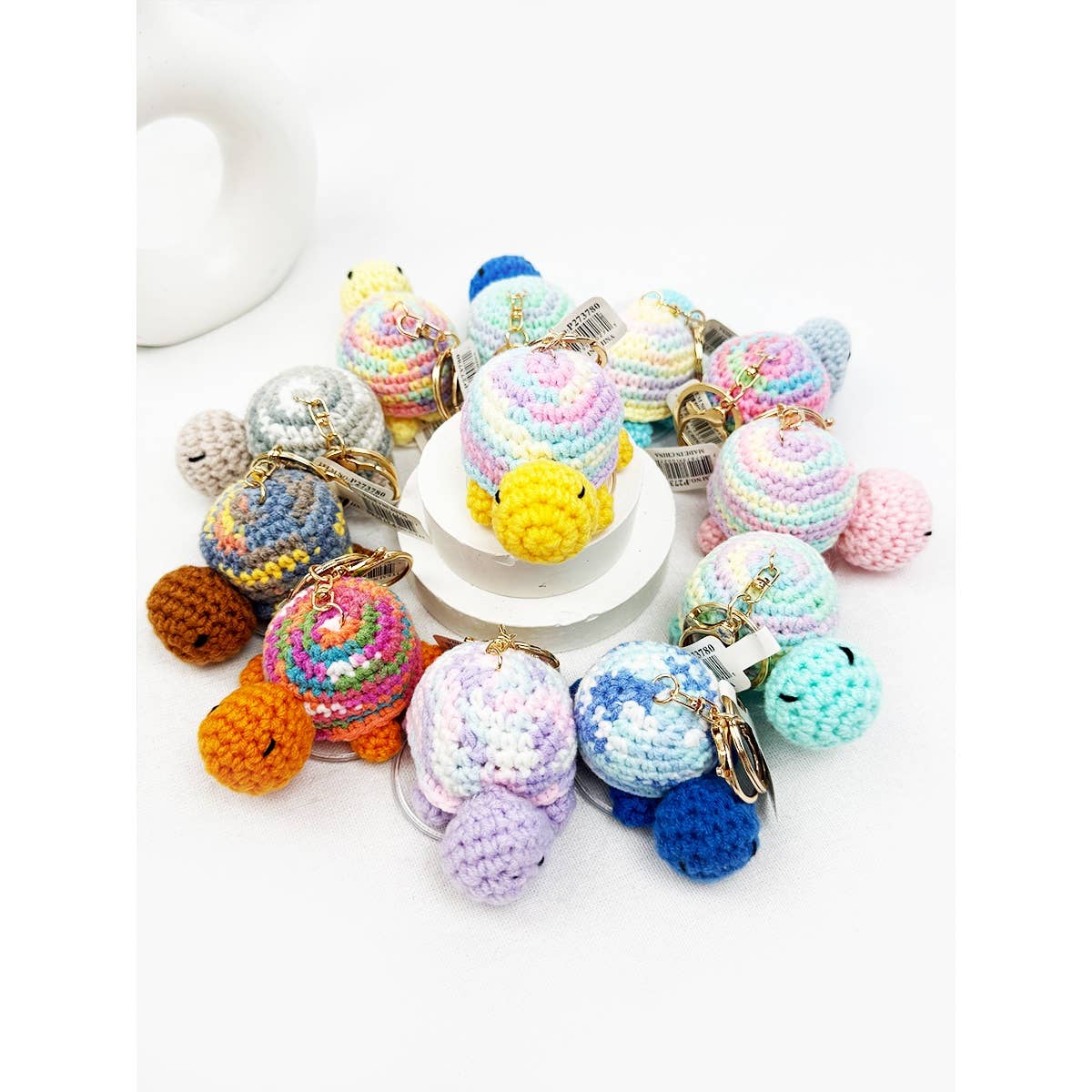 Crochet Sea Turtle Keychain