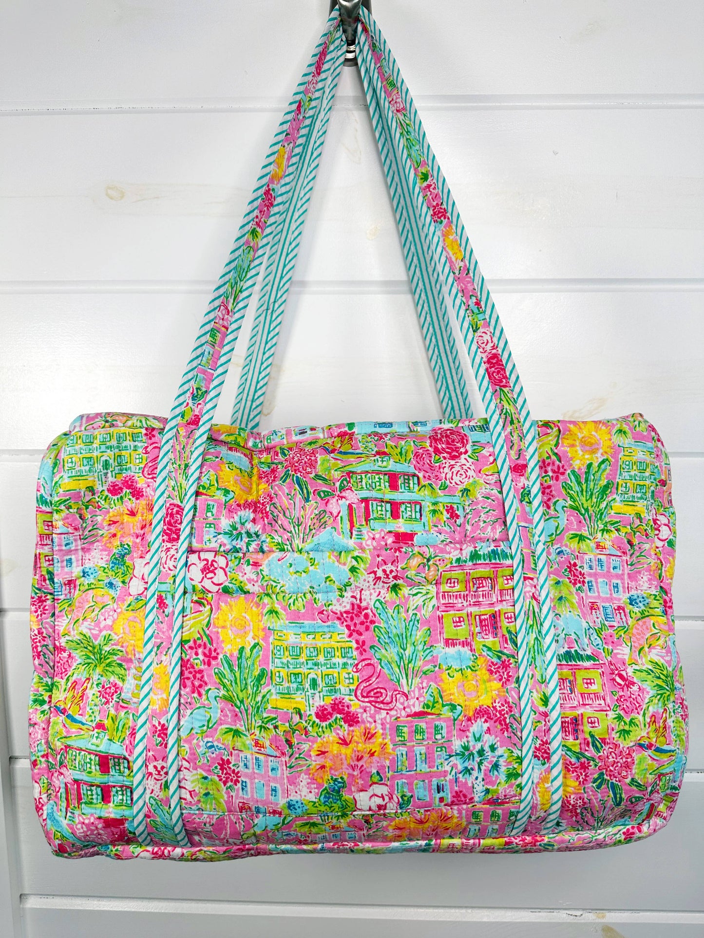 Quilted Duffle Bag - Southern Town