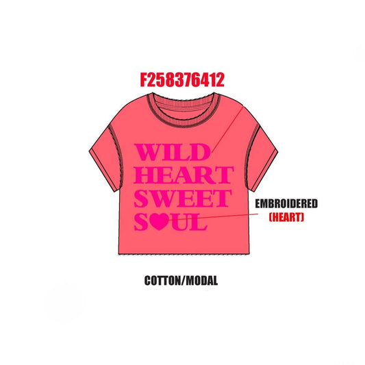 Wild heart sweet soul t-shirt