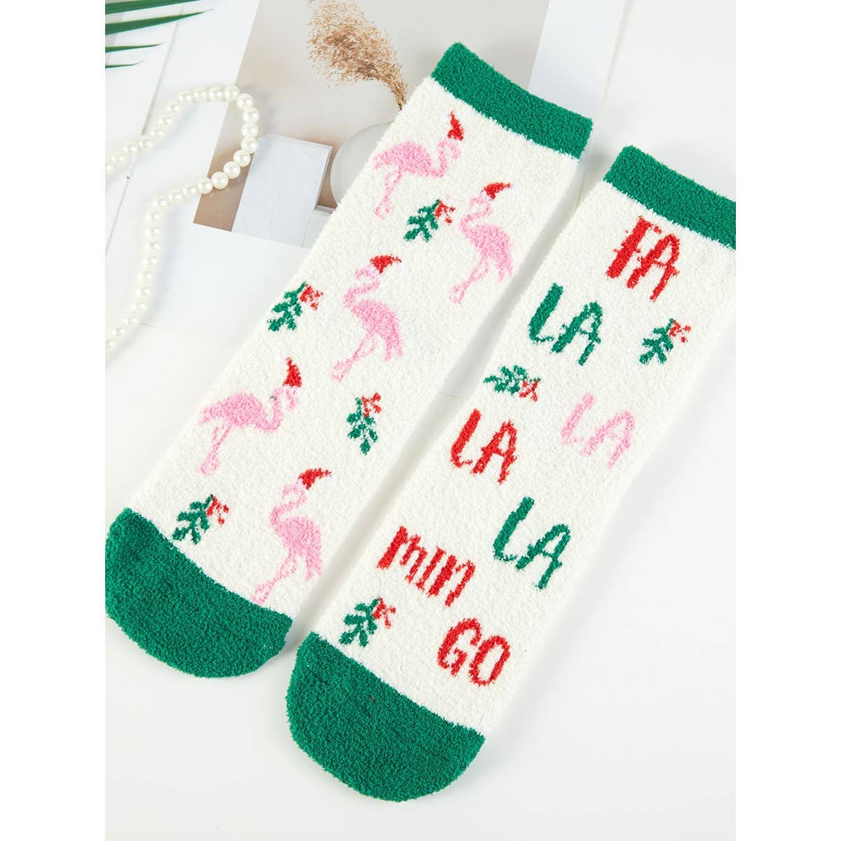 Christmas Fuzzy Sock