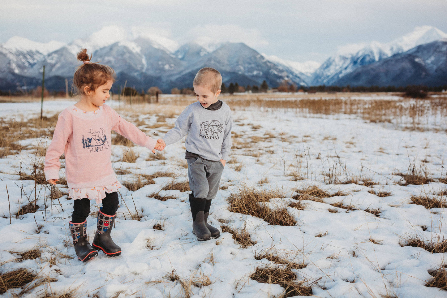 Leave Her Wild Kids Long Sleeve