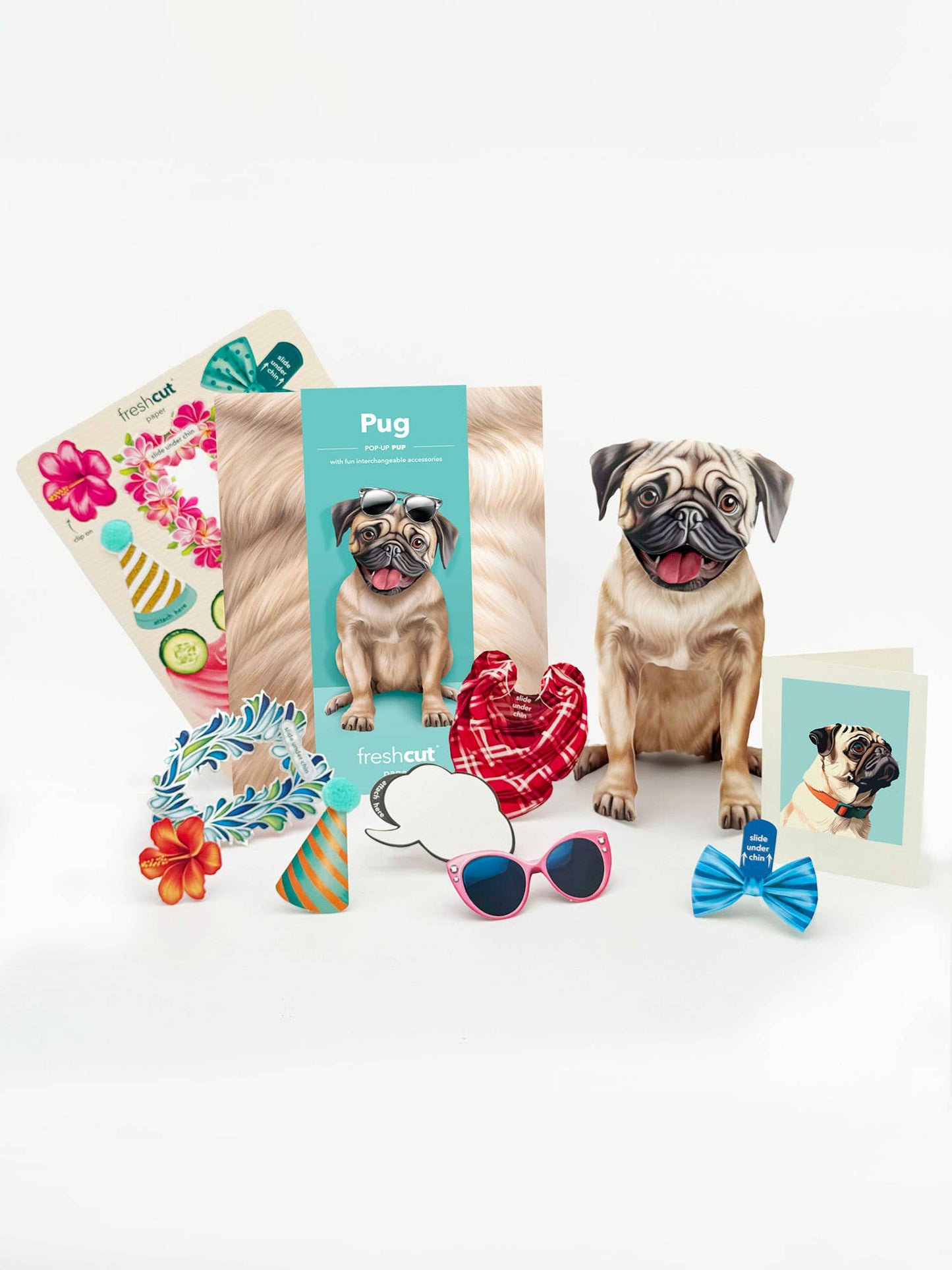 Pug Pop-up Greeting Cards