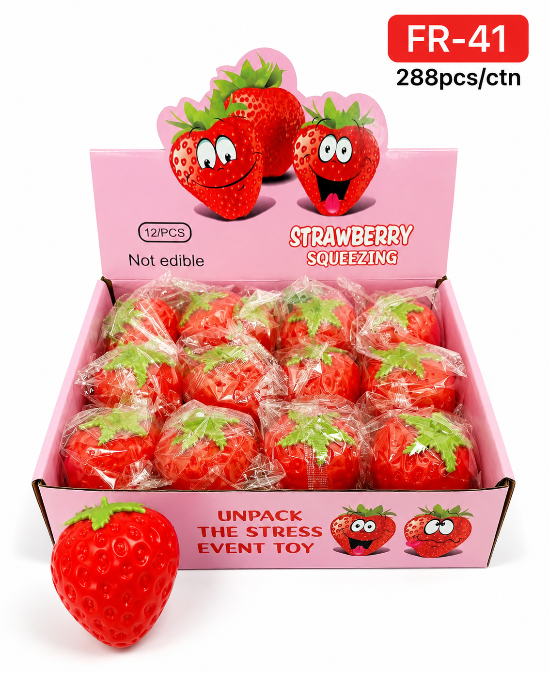 Strawberry Squishy Fidget