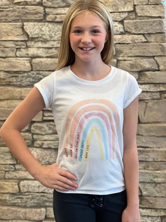 Be Kind Rainbow Tee